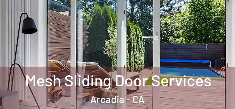 Mesh Sliding Door Services Arcadia - CA